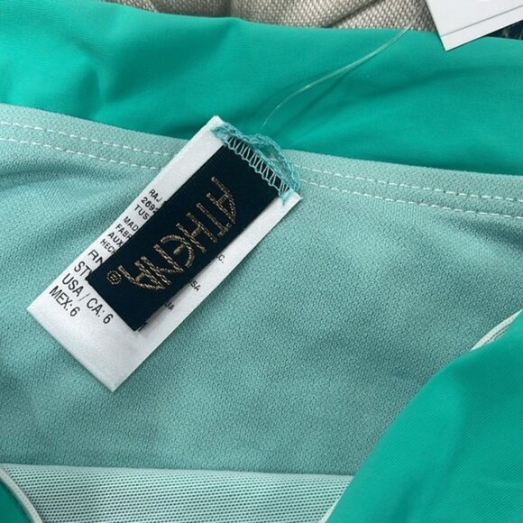 Athena Solid High Waist Ruched Bikini Bottoms - Picture 4 of 8